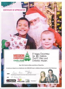 Mission Christmas - Thank You.