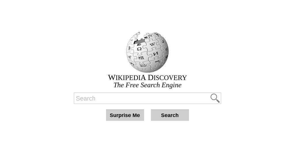 Possible Wikipedia Search Engine mock up.